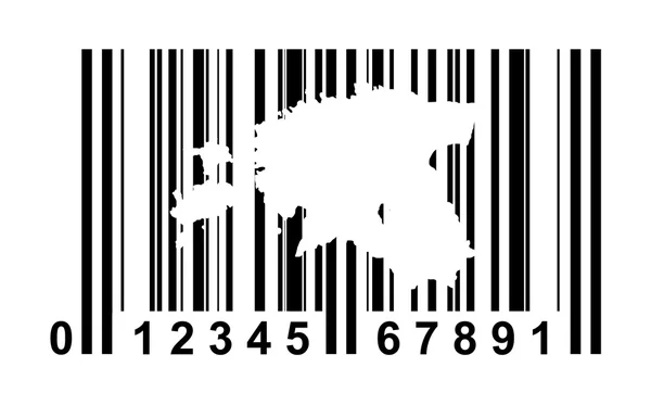 Estonia Código de barras —  Fotos de Stock