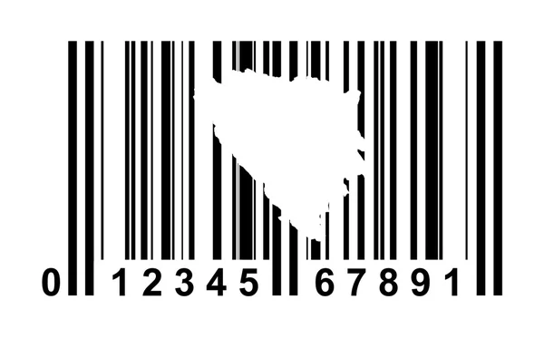 보스니아 헤르체고비나 바 코드 — 스톡 사진