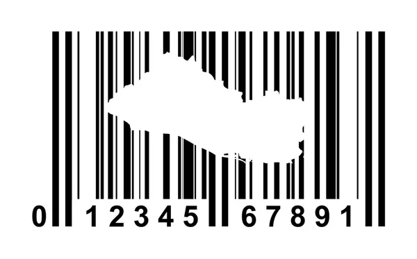 Honduras bar code — Stock Photo, Image