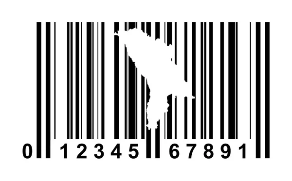 Moldavië-barcode — Stockfoto