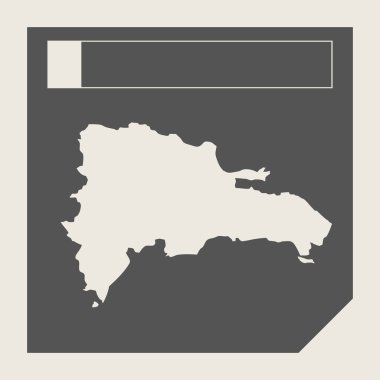 Dominik Cumhuriyeti harita düğmesini