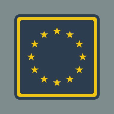 Avrupa bayrak düğmesini