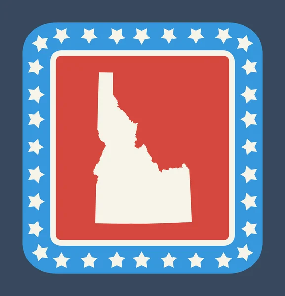 Idaho state knappen — Stockfoto