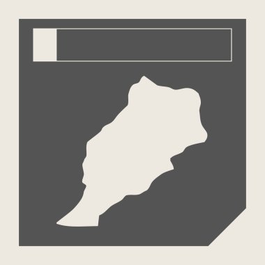 모로코 지도 버튼