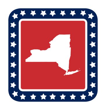 New york state düğmesini