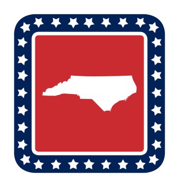 North carolina state düğmesini
