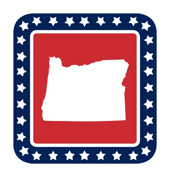 Oregon bouton d'état — Photo