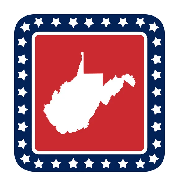 West virginia staat knop — Stockfoto