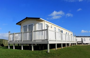 Modern karavan karavan parkı
