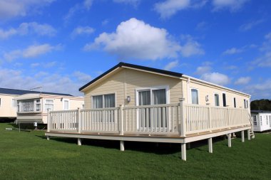 Modern karavan karavan parkı