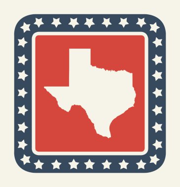 Texas Amerikan durum düğmesini