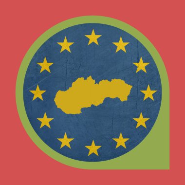Avrupa Birliği'nin Slovakya işaretçi düğme