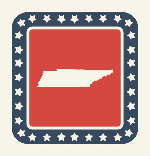 Кнопка штата Теннесси — стоковое фото