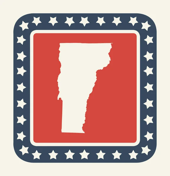 Botón de estado americano Vermont —  Fotos de Stock