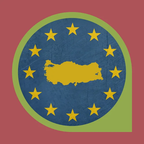Маркер Евросоюза — стоковое фото
