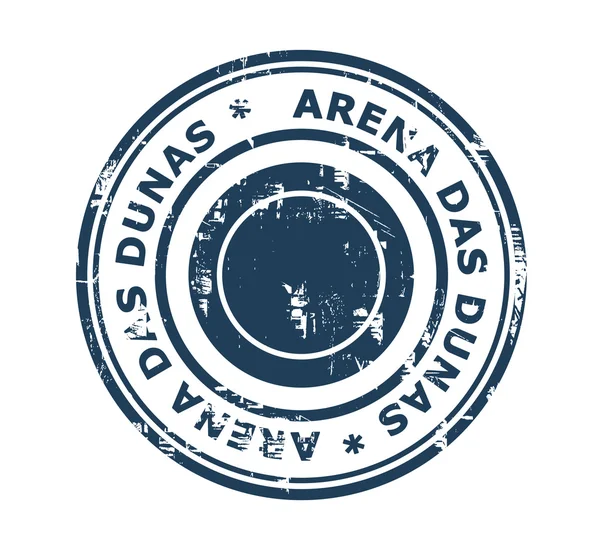 Arena das Dunas stadium stamp — Stock Photo, Image