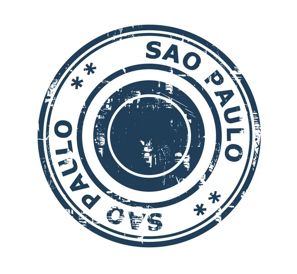 City of Sao Paulo stamp — Stock Photo, Image
