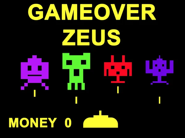 Gameover Zeus virus concept — Stock Photo, Image