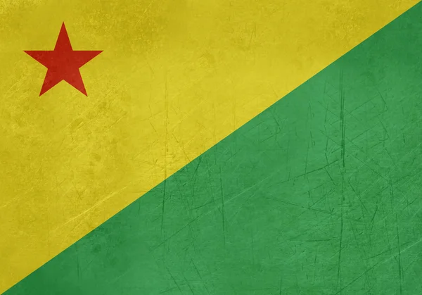 Grunge Devlet bayrağı Brezilya Acre — Stok fotoğraf