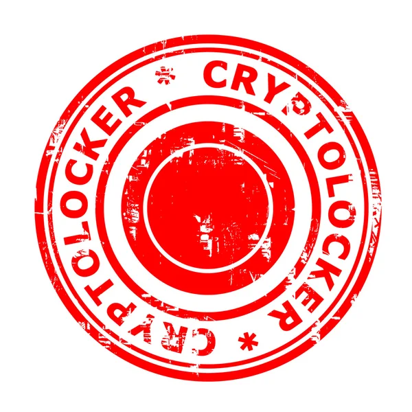 Cryptolocker virüs damgası - Stok İmaj