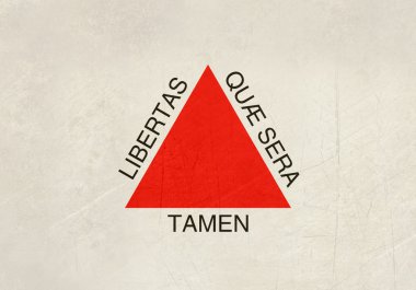 Grunge Devlet bayrağı minas Gerais, Brezilya