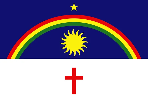 Прапор штату Пернамбуку в Бразилії Ліцензійні Стокові Зображення