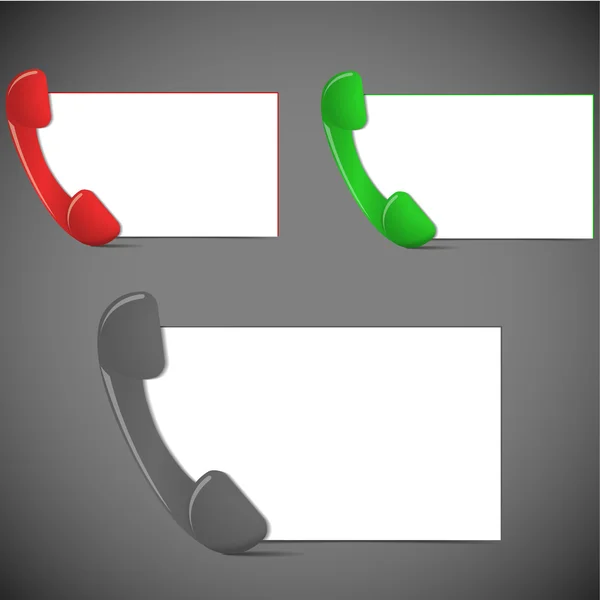 Telefoonkaarten — Stockvector