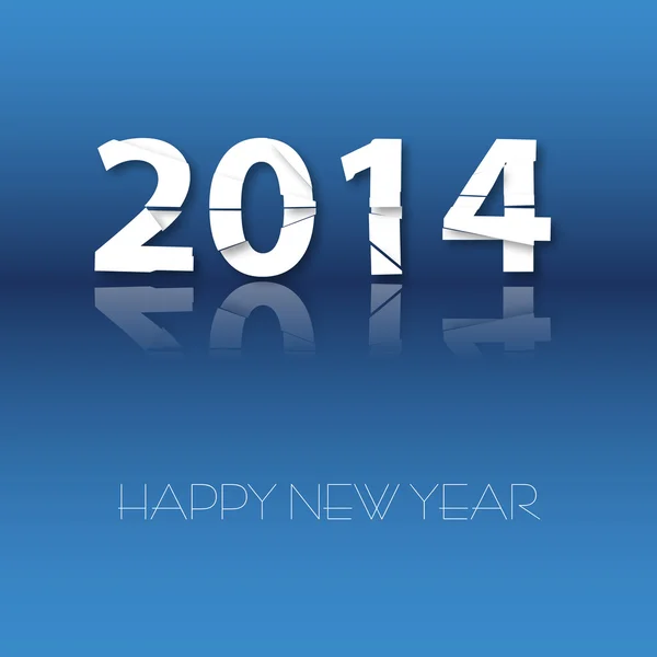 Felice anno nuovo 2014 — Vettoriale Stock