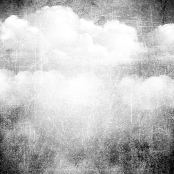 Abstrait fond grunge avec nuages — Photo