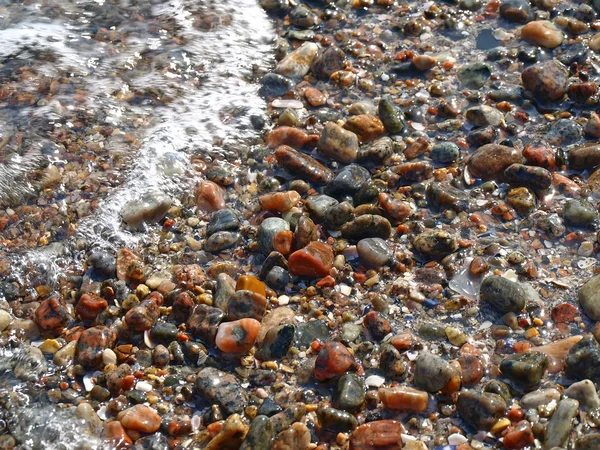 Granite wet pebbles — Stock Photo, Image