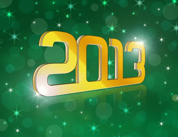 Nuevo año 2013 tarjeta de felicitación — Foto de Stock