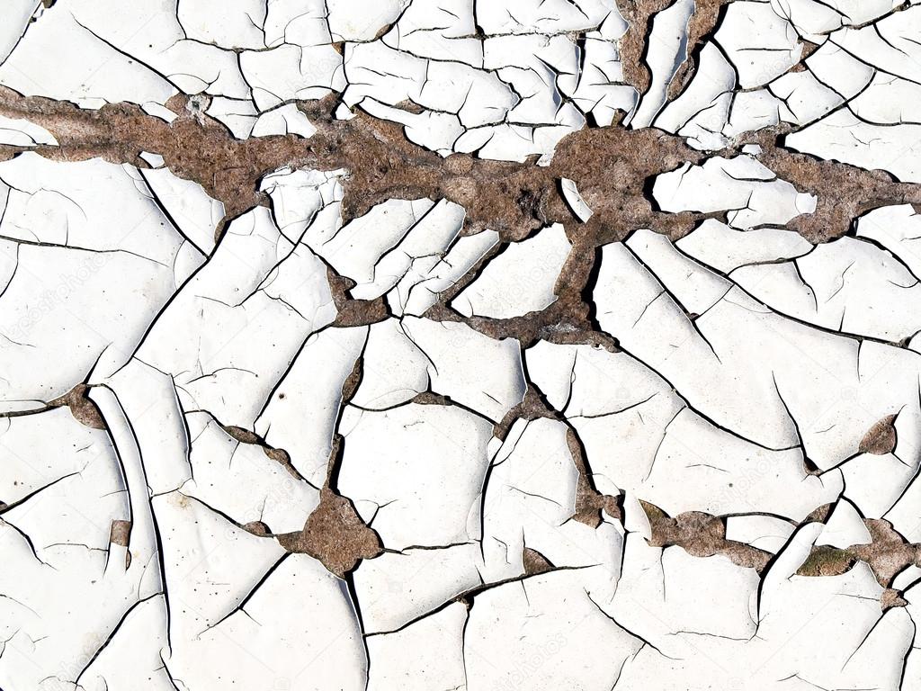 White cracked paint — Stock Photo © aelita 30904987