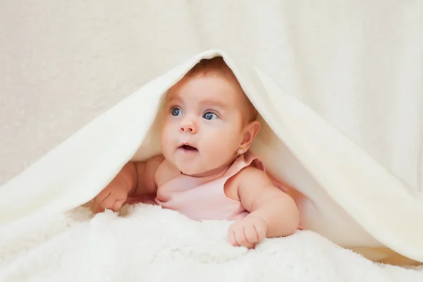 Aranyos kisbaba. Stock Kép