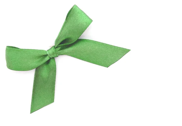 Decorative green bow Stock Image