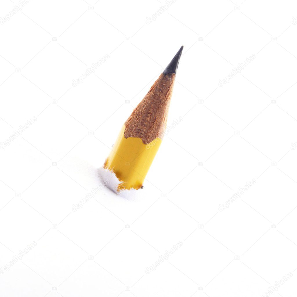 Pencil with paper Stock Photo by ©Viviamo 13589139