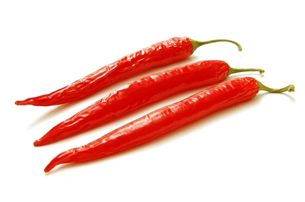 Peperoncino rosso isolato — Foto Stock