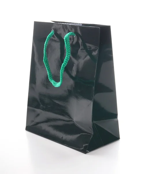 Green shopping bag — Stock Photo, Image