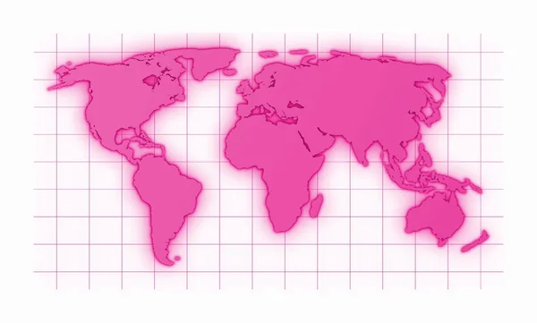 Мапа світу — стокове фото