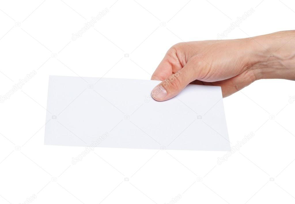 Blank envelope
