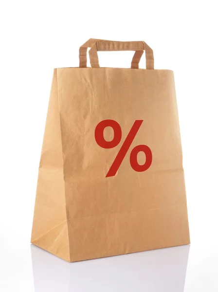 Disposable paper bag — Stock Photo, Image