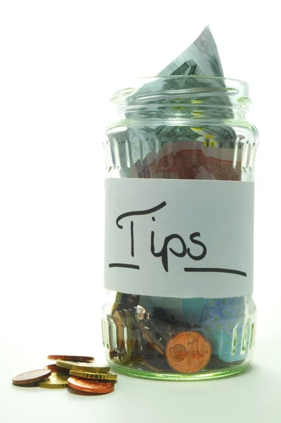 Tip jar — Stockfoto