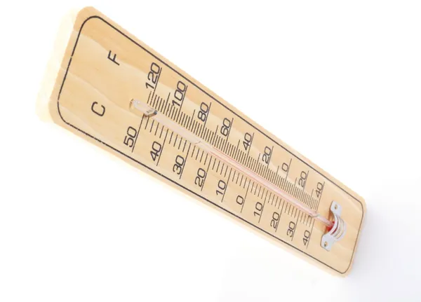 Houten thermometer — Stockfoto