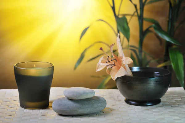 Spa still life with bamboo — Stock Photo, Image