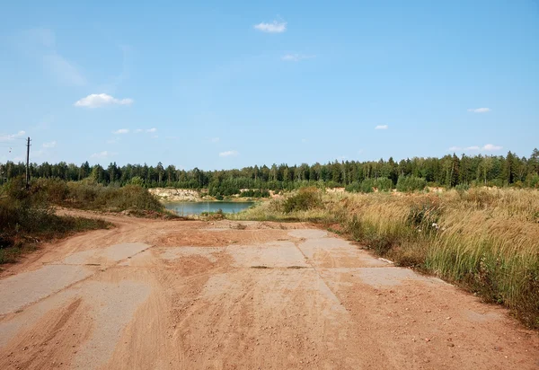 Old abandoned road — Stock Photo, Image