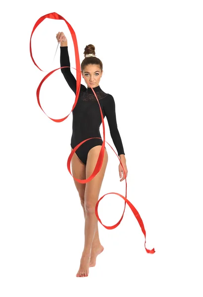 Gymnast girl — Stock Photo, Image