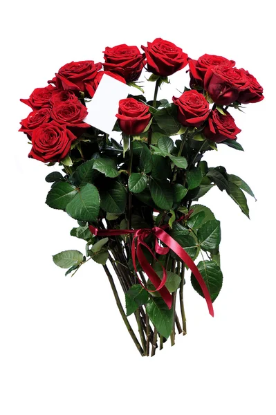 Strauß roter Rosen — Stockfoto