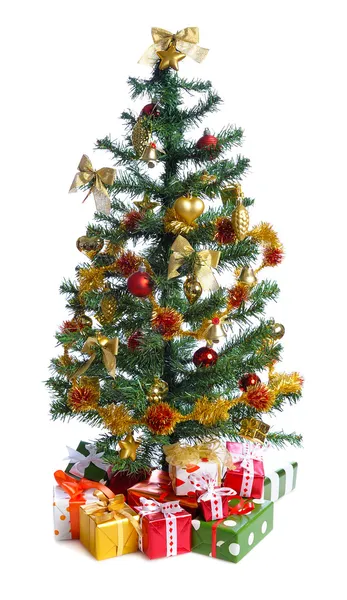 Geschmückter Weihnachtsbaum — Stockfoto