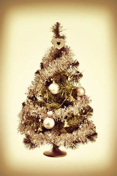 Albero di Natale decorato — Foto Stock