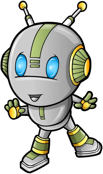 Cute Robot vector illustration — Stock Vector