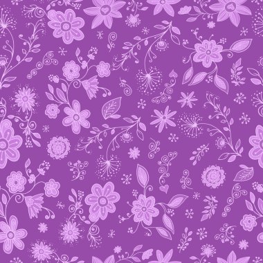 Bahar çiçek Dikişsiz desen vektör